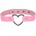Master Series Sweet Heart Chrome Heart Pink Choker Pink