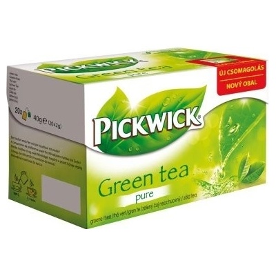 Pickwick čaj zelený čaj bez příchuti 20 x 2 g