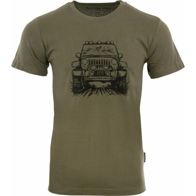 Alpine Pro BREJ pánské triko khaki