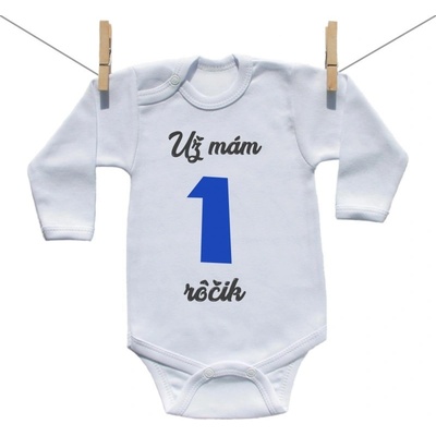 Boodyy Body s dlhým rukávom Už mám rôčik Chlapec
