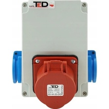 STAVEBNÍ ROZVADĚČ COMBOPOL 1 X 400V 16A/5P + 2 X 230V 16A IP44