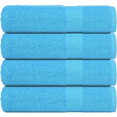 vidaXL Кърпи за ръце FROGN 4 бр. Тюркоазени 50x100 см 360 г/м2 (136975)