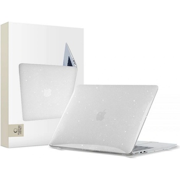 Tech-Protect Тънък кейс за Apple Macbook Air 13 M2 / M3 / M4 / (2023-2025) от Tech-Protect Smartshell - Glitter Clear (9589046924095)
