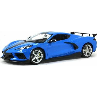Maisto Chevrolet Corvette Stingray Coupe 2020 Modrá 1:18