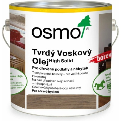 Osmo 3074 Tvrdý voskový olej 2,5 l Grafit