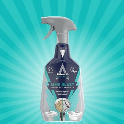 Astonish Specializovaný sprej na odstranění vodního kamene Lime Blast 750 ml – Sleviste.cz Astonish Specializovaný sprej na odstranění vodního kamene Lime Blast 750 ml – Sleviste.cz