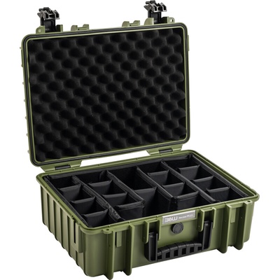 BW Outdoor Cases Type 5000 Bronze green divider system