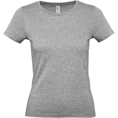 B&C Collection B&c e150 / Дамска тениска с обло деколте - спортно сива m (01002t62002)