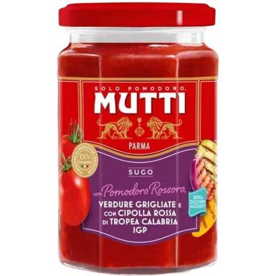 Omáčka Mutti Sugo Verdure Grigliate s grilovanou zeleninou z Itálie, 280 g