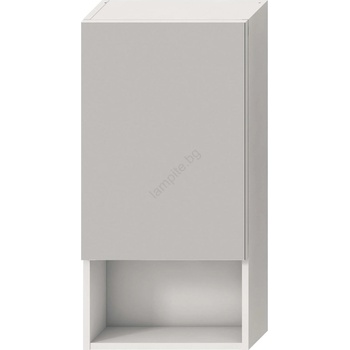 Jika H4532210383041 - Огледален шкаф LYRA 80x40 см, бял, с рафт (LF0079)