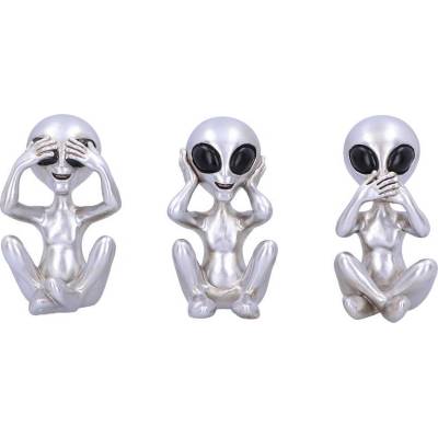 Nemesis Now Комплект статуетки Nemesis Now Adult: Humor - Three Wise Aliens, 7 cm (U5929V2)