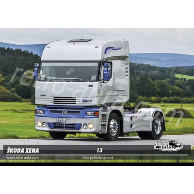 Pohlednice TRUCK č. 13 - ŠKODA XENA tahač návěsů (1998 - 1999)