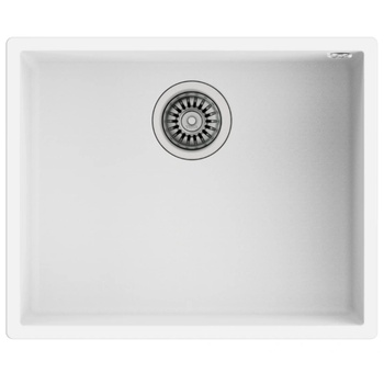 Teka Мивка Teka Square 50.40 TG, Гранит, За шкаф, 60 см, Бял (115230024)