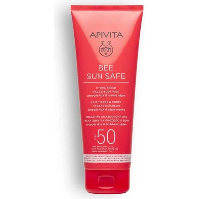 APIVITA Bee Sun Safe Hydra Fresh Face & Body SPF50 200ml Sunscreen - Pink