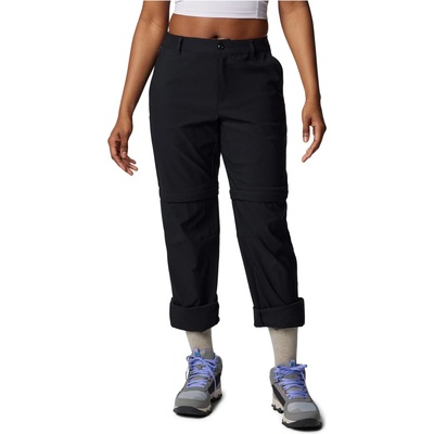 Columbia Дамски панталон със свалящи крачоли Columbia Women's Leslie Falls Convertible Pant Walking trousers - Black - размер 14 (110-1571-0117)