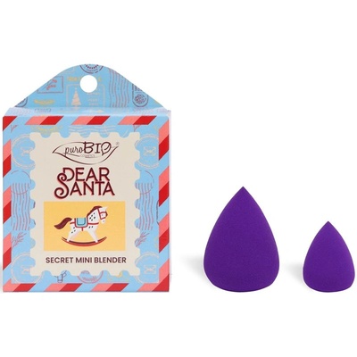 puroBIO Cosmetics Dear Santa SECRET гъба за фон дьо тен 2 бр. в подаръчна опаковка 2 бр