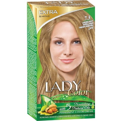 LADY in Color, Farba na vlasy 7.3 Mandľová