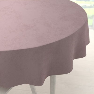Biante Veľký zamatový okrúhly obrus Velvet Premium SVP-002 Staroružový Ø 240cm