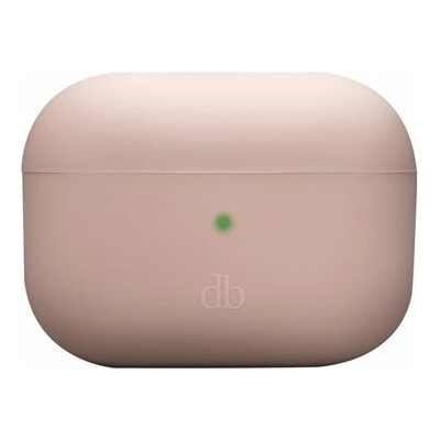 dbramante1928 Costa Rica - Pouzdro pro bezdrátová sluchátka - silikon, recyklovaný plast - ružová pink sand - pro Apple AirPods Pro (2. generace)