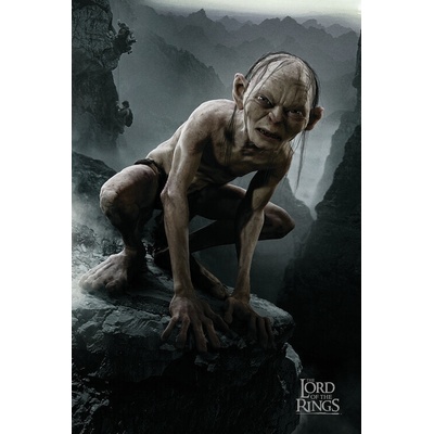 Umelecká tlač Pán Prsteňov - Gollum, 26.7 × 40 cm