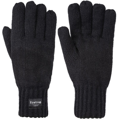 Firetrap Ръкавици Firetrap Knit Glove 41 - Black