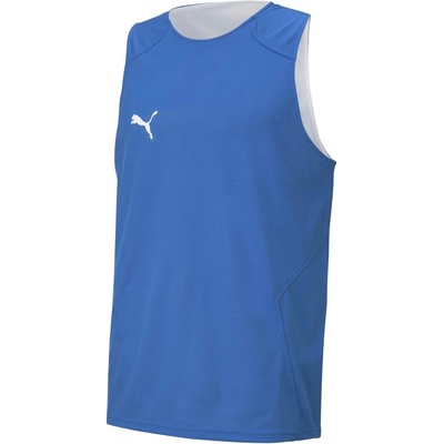 Puma Obojstranný pánsky dres DACH PRACTISE JERSEY modrá biela