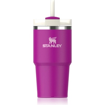 STANLEY Quencher H2. O FlowState Tumbler неръждаема термочаша със сламка малък Violet Blossom 600ml