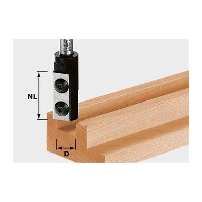 Festool HW S8 D12/30 WP Z1 Drážkovací žiletková fréza HW stopka 8 mm 491080