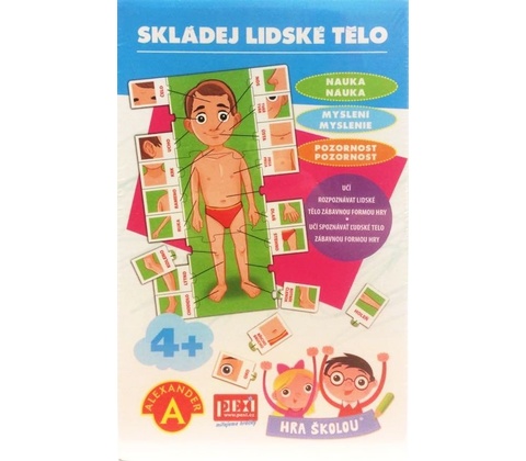 Skládej lidské tělo -