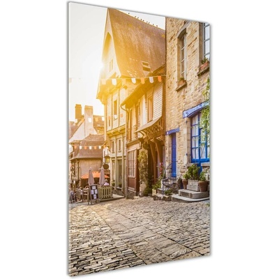 Vertikálny foto obraz fotografie na skle Pekná ulička 50x100 cm