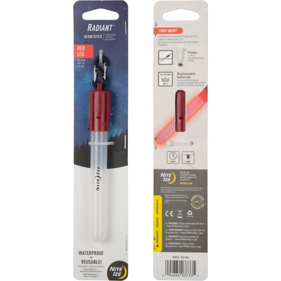 Nite Ize Signalizační světlo led mini Glowstick červená