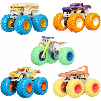 Mattel Hot Wheels Monster Trucks svítící ve tmě Midwest Madness