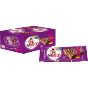 FAMILY ВАФЛИ ФАМИЛИЯ КАКАО solo 24бр. х 45 ГР