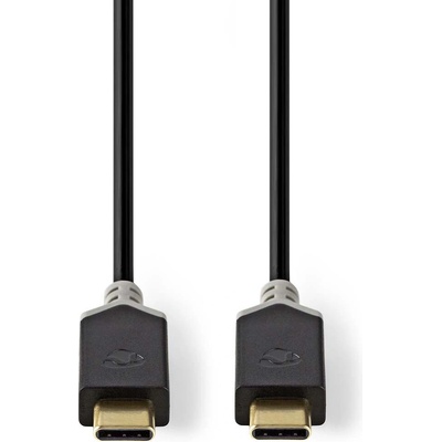 Nedis CCBW64750AT10 USB 3.1 (Gen2), Typ-C Zástrčka - Typ-C Zástrčka, 1m, antracit