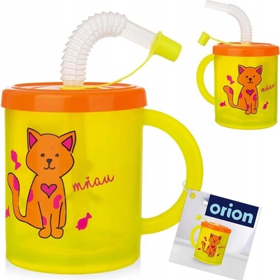 Orion domácí potřeby Hrnek s pítkem Kočka 300 ml