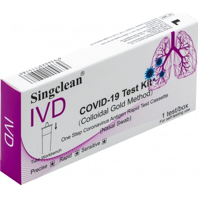 Hangzhou Singclean COVID 19 Test Kit Colloidal Gold Method 1 ks – Zboží Dáma