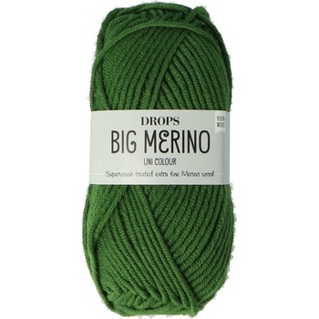 Drops Big Merino UNI 14 zelená
