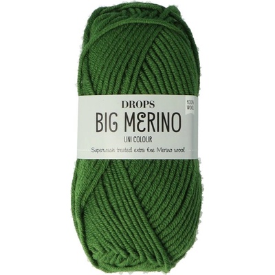 Drops Big Merino UNI 14 zelená