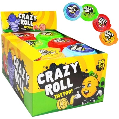 MP Crazy Roll Tattoo Bubble Gum 16 g