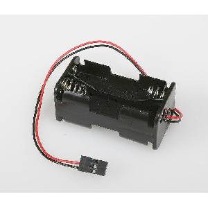 KAVAN Кутия за батерии АА за бордово захранване нитро автомоделJR071 Rx Battery Box JR 8GR3094 (8GR3094)