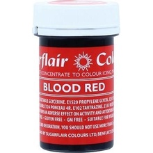 Sugarflair Gelová barva Blood Red A151 dortis 25 g