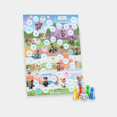 Cute Walkers (Mini Board Game)