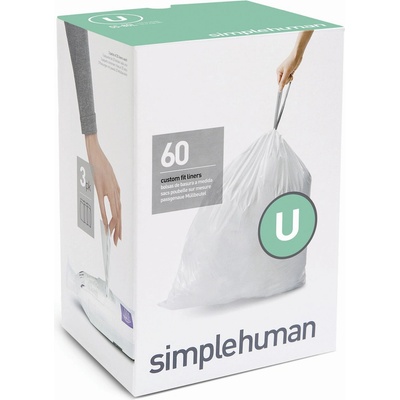 Simplehuman Sáčky 55 L typ U zatahovací 3 x 20ks ( 60 sáčků ) CW0265-1