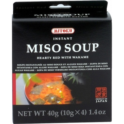 Mitoku Instantní Miso polévka s wakame 4 x 10g