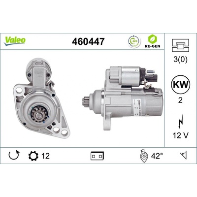 Štartér VALEO RE-GEN REMANUFACTURED 460447