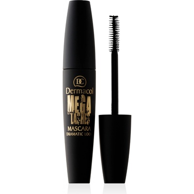 Dermacol Mega Lashes Dramatic Look pro dramatický objem a natočení řas černá 13 ml – Zboží Dáma