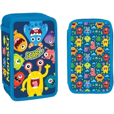 S-Cool Несесер s-cool с 3 ципа, 39 части scary