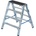 KRAUSE Двустранна стълба с дървена платформа Krause Stabilo, 2x4 (07123862) (07123862)