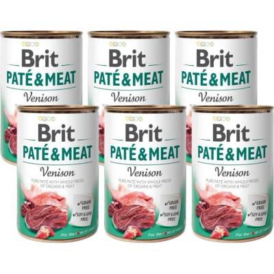 Brit Брит пате и месо олен 6x400г