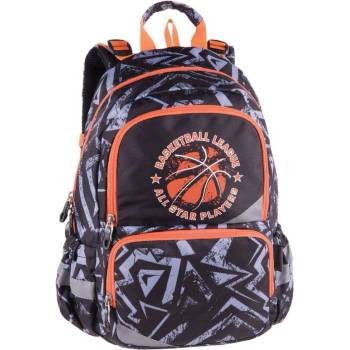 PULSE Раница Anatomic Basketball League, черно-оранжева (1095110785)
